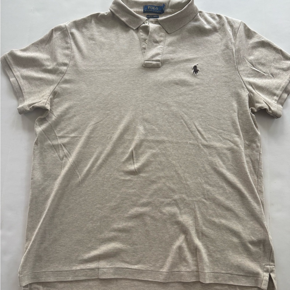 Ralph Lauren Men's Light Tan Polo Shirt